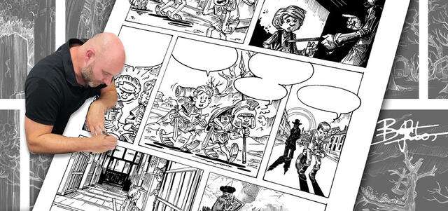 Expo Bart Proost: ’10 jaar striptekenaar, 10 stripverhalen’